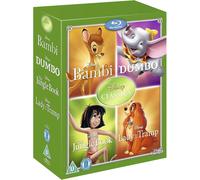Disney Classics ( Blu-ray ) Bambi, Dumbo, Jungle Book, Lady & The Tramp NEW