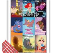 Disney Classics Calendar 2027 A3 Deluxe Edition | Ready Framed Prints - Collectors Edition with FREE Organising Stickers Included