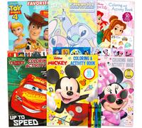 Disney Classics Coloring Book Bulk Set for Kids - Bundle Activities Coloring Books with Stickers Includes Mickey Mouse Minnie Princess More Activi