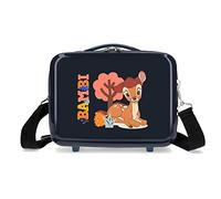 Disney Classics Kids Rigid Travel Toiletry Bag Carry On Luggage Made of ABS (Acrylonitrile Butadiene Styrene), Rigid and Lightweight Material by Joumma Bags, Bambie, One Size, Makeup Bag