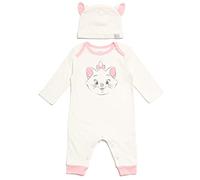 Disney Classics Marie Infant Baby Girls Ring Snap Cosplay Coverall Hat [ColorTag1] 24 Months