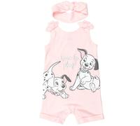 Disney Classics Patch Toddler Girls Romper and Headband Patch Pink 5T