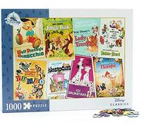 Disney Classics Poster 1000 Piece Jigsaw Puzzle (Pinocchio, Jungle Book, Lady and the Tramp, Robin Hood, Bambi, Dumbo, Aristocats, 101 Dalmatians) 69cm x 50cm