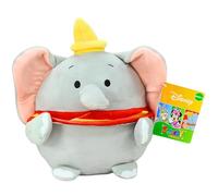 Disney Classics Squashy Podgies 9" 22cm Plush Toys With Embroidered Features - (Dumbo)
