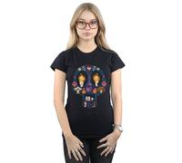 Disney Coco Candle Skull Cotton T-Shirt In Black Black M