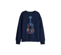 Disney Coco Colorful Guitar With Ernesto, Miguel & Hector Kids Sweat, Navy | Size: 7-8 Years Disney Navy 7-8 Years