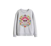 Disney Coco Day Of The Dead Patch With Miguel, Ernesto, Hector Kids Sweat in Light Grey | Size: 9-11 Years Disney Light Grey 9-11 Years