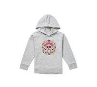 Disney Coco Day Of The Dead Patch With Miguel, Ernesto, Hector Youth Kids Pull-Over Hoodie, Athletic Heather in Grey | Size: 9-11 Years Disney Grey 9-11 Years