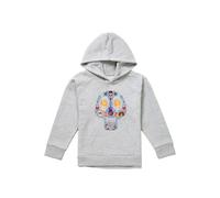 Disney Coco Day Of The Dead Skull With Miguel, Ernesto, Hector Youth Kids Pull-Over Hoodie, Athletic Heather in Grey | Size: 9-11 Years Disney Grey 9-11 Years
