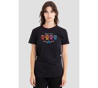 Disney Coco Full Color Logo T-Shirt, Black Black