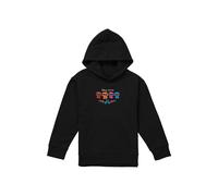 Disney Coco Full Color Logo Youth Kids Pull-Over Hoodie, Black | Size: 7-8 Years Disney Black 7-8 Years