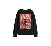 Disney Coco Hector & Miguel Un Poco Loco Poster Kids Sweat, Black | Size: 5-6 Years Disney Black 5-6 Years