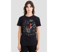 Disney Coco Miguel And Dante With Movie Quotes And Colorful Doodles T-Shirt, Black Black M