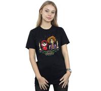 Disney Women's Coco Miguel & Hector Cotton Boyfriend T-Shirt in Black | Size: Small Disney Black S