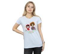 Disney Coco Miguel And Hector Cotton T-Shirt In Grey Grey M
