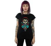 Coco Miguel Crossed Guitars Cotton T-Shirt Disney Black XXL