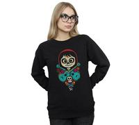 Coco Miguel Crossed Guitars Sweatshirt Disney Black M
