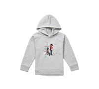 Disney Coco Miguel & Dante With Movie Quotes & Colorful Doodles Youth Kids Pull-Over Hoodie, Athletic Heather in Grey | Size: 5-6 Years Disney Grey 5-6 Years