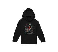 Disney Coco Miguel & Dante With Movie Quotes & Colorful Doodles Youth Kids Pull-Over Hoodie, Black | Size: 7-8 Years Disney Black 7-8 Years