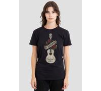Disney Women's Coco Recuerdame Ernesto's Famous Guitar T-Shirt, Black | Size: Small Disney Black S