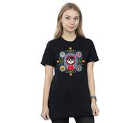 Disney Coco Remember Me Cotton Boyfriend T-Shirt In Black Black
