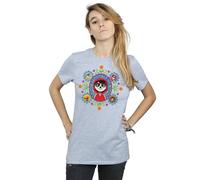 Disney Coco Remember Me Cotton Boyfriend T-Shirt In Grey Grey M