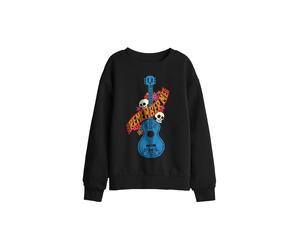 Disney Coco Remember Me Guitar With Skulls Kids Sweatshirt, Black | Size: 9-11 Years Disney Black 9-11 Years