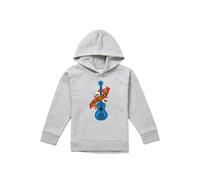Disney Coco Remember Me Guitar With Skulls Youth Kids Pull-Over Hoodie, Athletic Heather in Grey | Size: 12-13 Years Disney Grey 12-13 Years