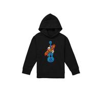 Disney Coco Remember Me Guitar With Skulls Youth Kids Pull-Over Hoodie, Black | Size: 9-11 Years Disney Black 9-11 Years