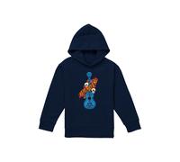 Disney Coco Remember Me Guitar With Skulls Youth Kids Pull-Over Hoodie, Navy | Size: 7-8 Years Disney Navy 7-8 Years