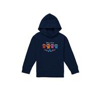 Disney Coco Skull Logo Full Color Youth Kids Pull-Over Hoodie, Navy | Size: 7-8 Years Disney Navy 7-8 Years