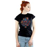Disney Coco Tree Pattern Cotton T-Shirt In Black Black