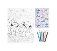 Disney Colouring Set with Stickers Stitch