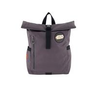 Disney | Courage & Kind Men's Star Wars Beware The Dark Side Rolltop Backpack in Charcoal Disney | Courage & Kind Charcoal