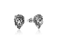 Disney Couture Kingdom Lion King White Gold-Plated Adult Simba Lion Stud Earrings