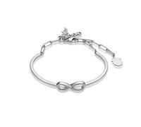 Disney Couture Kingdom Pixar Toy Story White Gold-Plated Buzz Lightyear Infinity and Beyond Bracelet