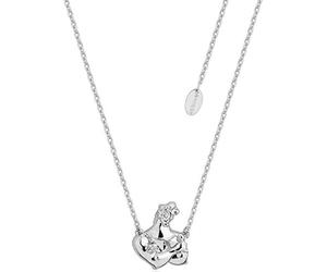 Disney Couture Kingdom White Gold-Plated Hercules Muscle Necklace