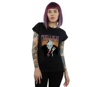 Disney Cruella De Vil Homage Cotton T-Shirt In Black Black