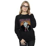 Disney Women's Cruella De Vil Homage Sweatshirt in Black | Size: Small Disney Black S