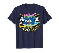 Disney Cruise Family Group Vacation Matching All Aboard 2026 T-Shirt