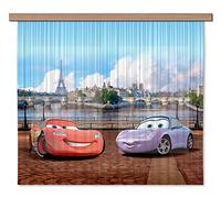 Disney Curtains, Light/PES, Multi-Colour, 180 x 160 cm/71 x 63-Inch