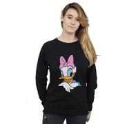 Disney Daisy Duck Big Portrait Sweatshirt In Black Black S