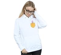 Disney Daisy Duck Faux Pocket Hoodie In White White