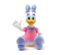 Disney Store Official Daisy Duck Medium Soft Plush Toy, 45cm/18”, Iconic Cuddly Toy Character in Pink and Purple Dress with Embroidered Eyes, Suitable for All Ages