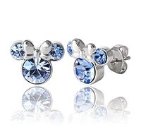 Disney Damen Minnie Mouse Geburtsstein-Ohrstecker - Minnie Mouse Ohrringe - Geburtsstein-Schmuck - Disney Schmuck