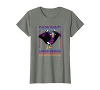 Disney Darkwing Duck Get Dangerous Square T-Shirt, Women, Olive Heather, XX-Large