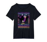 Disney Darkwing Duck Get Dangerous Square T-Shirt, Women's Plus, Black, 1X