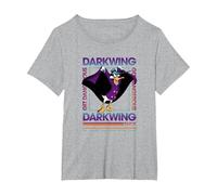Disney Darkwing Duck Get Dangerous Square T-Shirt, Women's Plus, Heather Grey, 3X