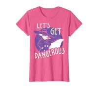 Disney Darkwing Duck Let's Get Dangerous T-Shirt, Women, Pink Heather, X-Large