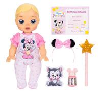 Disney Darlings Minnie Mouse Deluxe Feature Doll 13" / 33cm, Officially Licensed by Jakks Pacific, Interactive Light Up & Sounds, Includes Fun Minnie Inspired Accessories, for Girls 3+